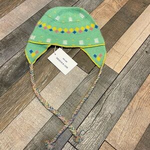 Colorful Knit Kids Hat with Ear Flaps